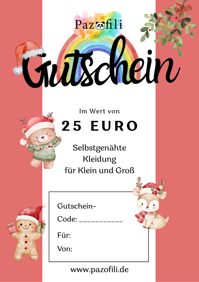 Geschenkgutschein Postversand [Weihnachten]